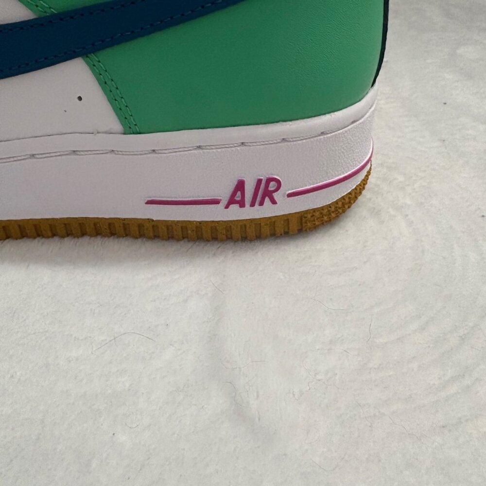 Nike Air Force 1 LV8 Play Sneakers 6.5Y Green Blue Y2K Streetwear FJ4613-100 - Picture 10 of 16
